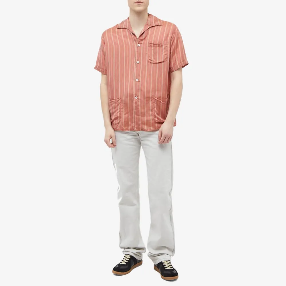 Maison Margiela Striped Vacation Shirt, Pink