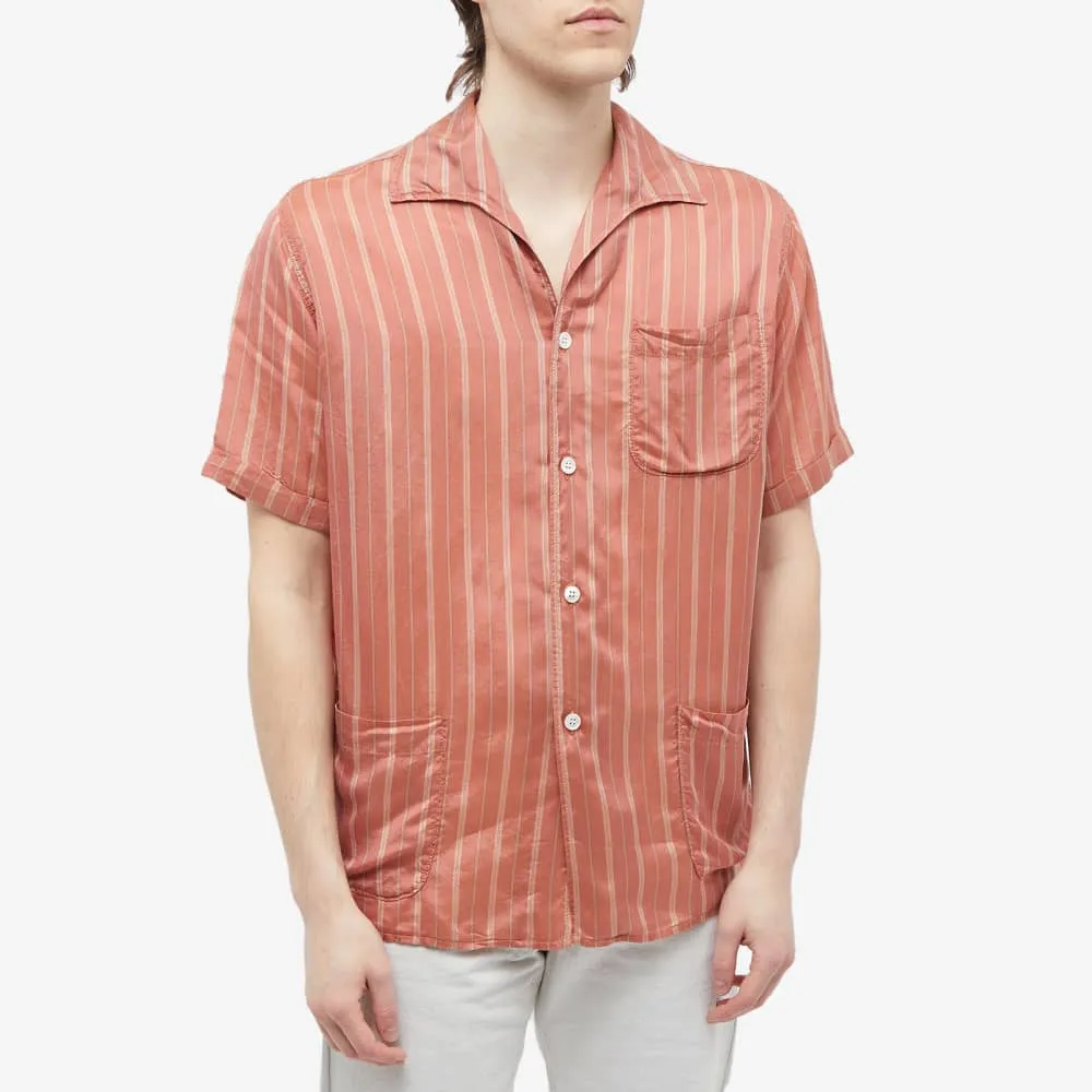 Maison Margiela Striped Vacation Shirt, Pink