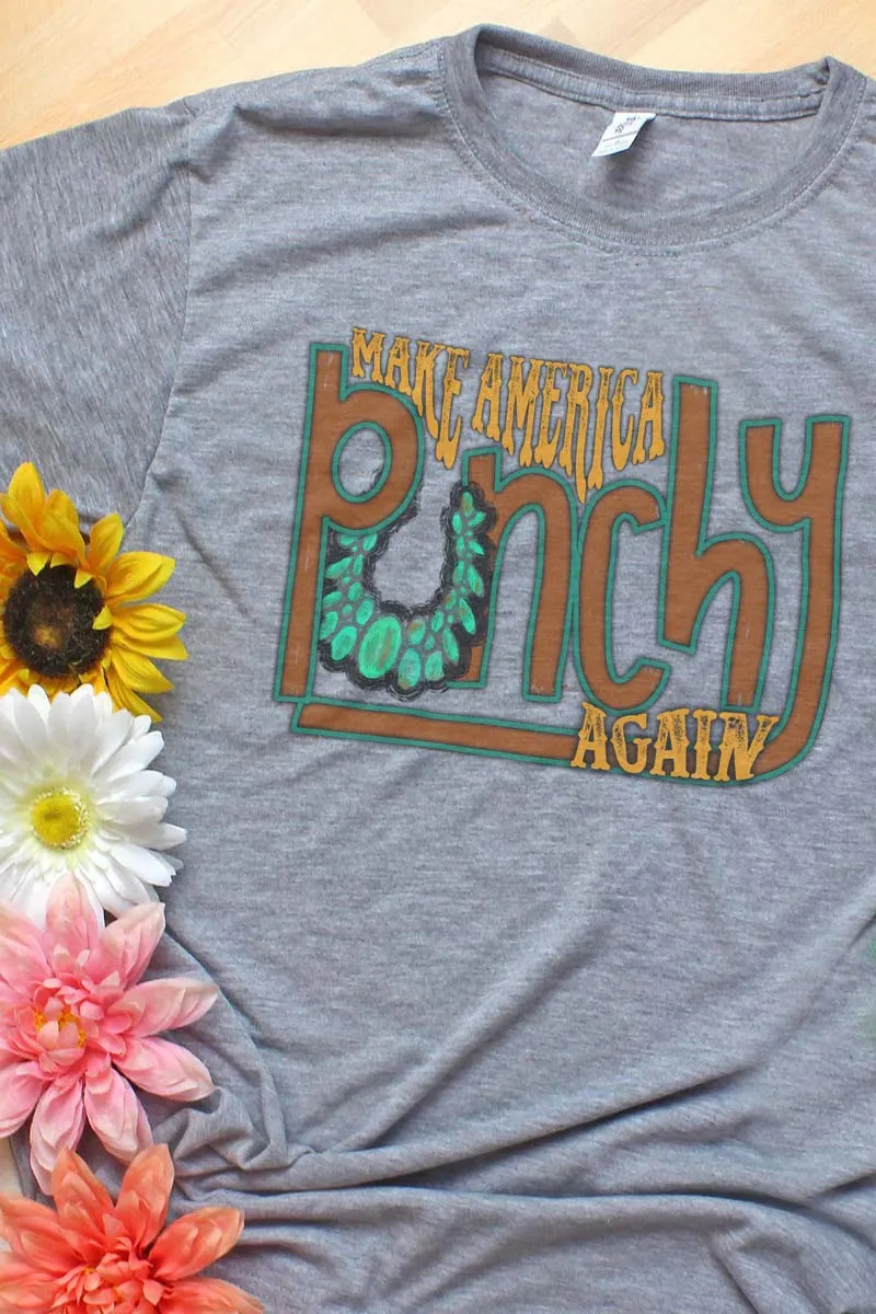 Make America Punchy Again Unisex Dri-Power Poly Tee