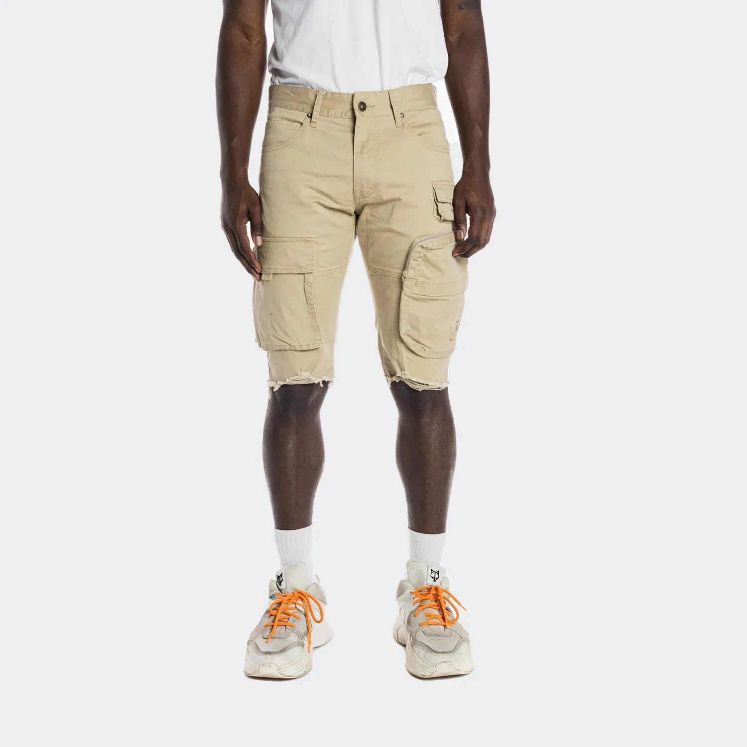 Men's Smoke Rise Fashion Twill Pockets Shorts Khaki