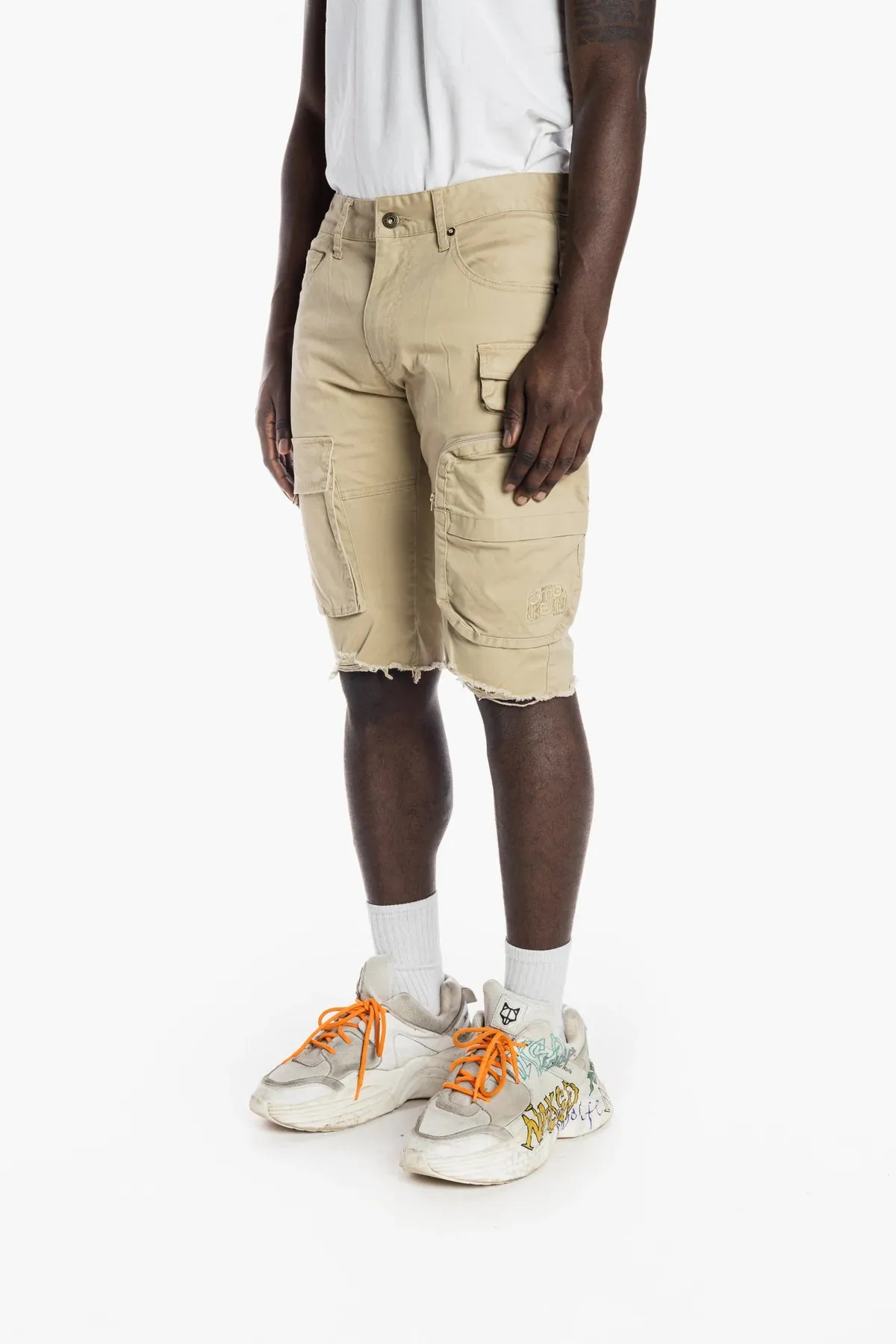 Men's Smoke Rise Fashion Twill Pockets Shorts Khaki