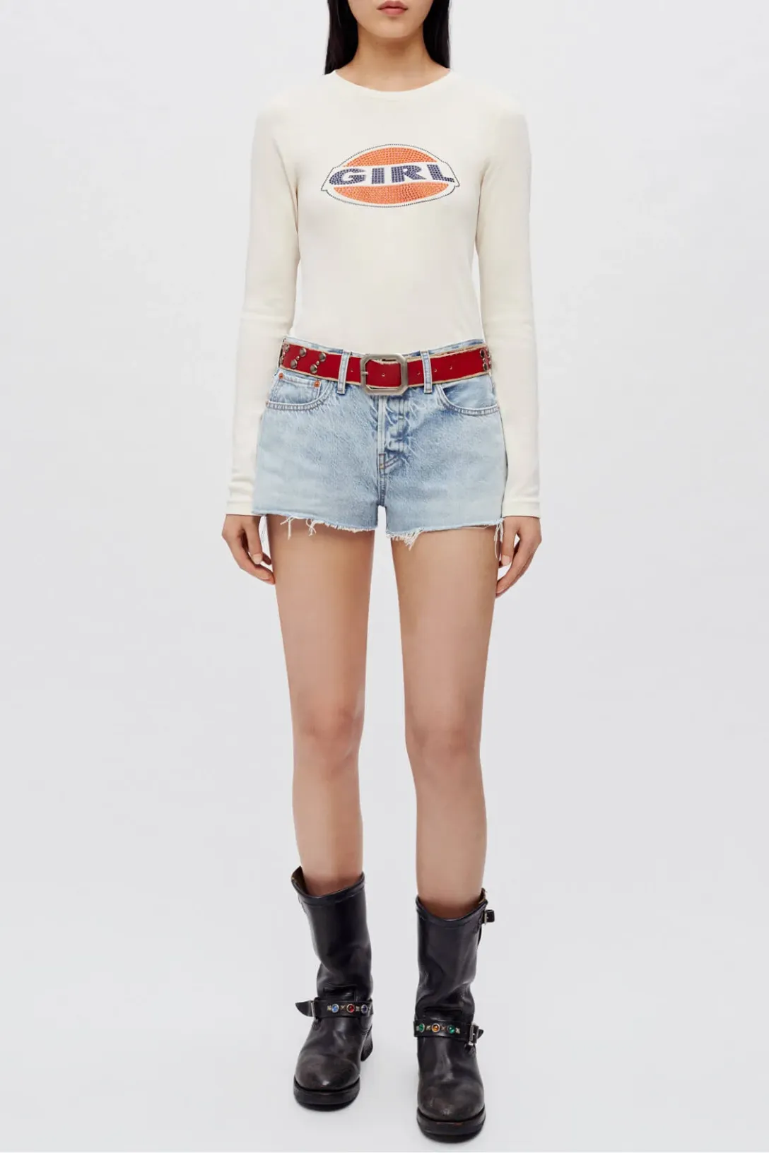 Mid Rise Relaxed Short | Maliblue