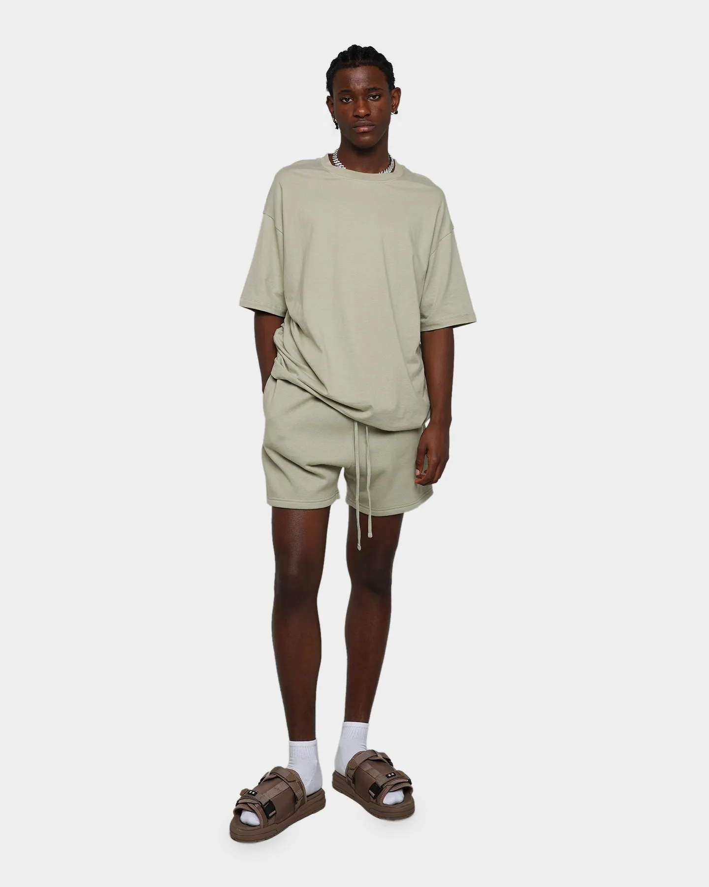 MNML Every Day Sweatshorts Moss