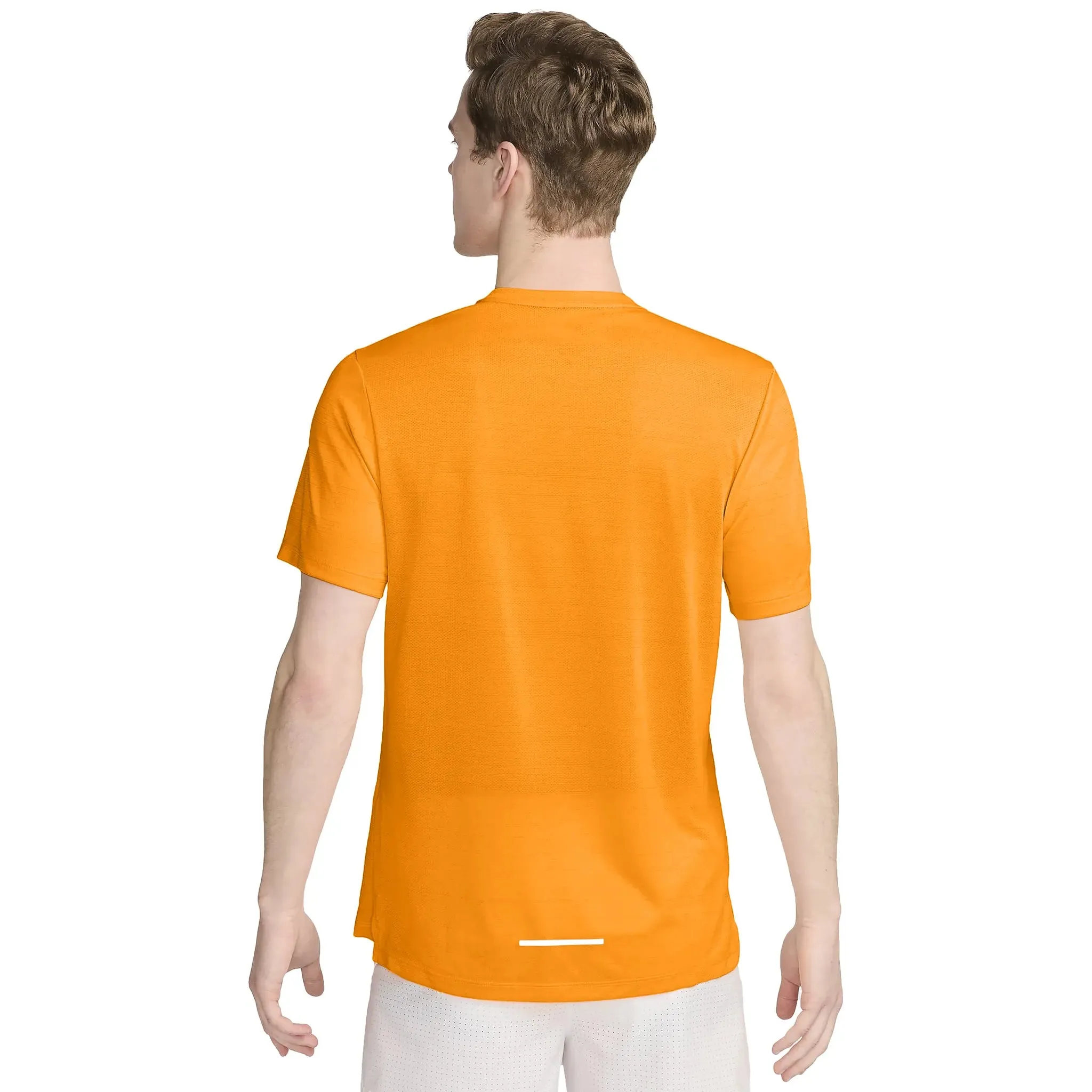 Nike Dri-FIT 1.0 Laser Orange Miler Running T Shirt