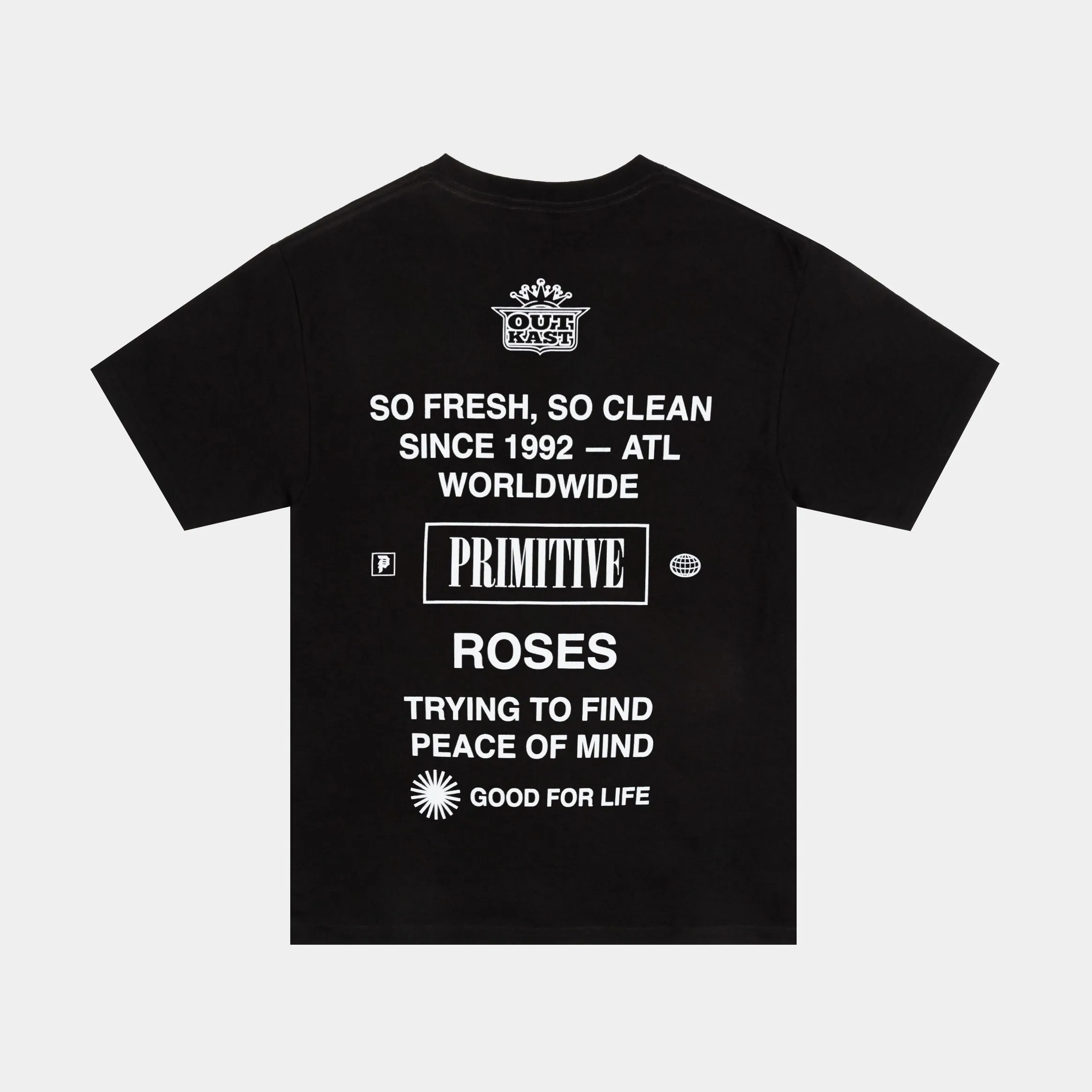 Outkast Graphic Mens Short Sleeve Shirt (Black/White)