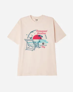 Permanent Vacation Tee - Cream