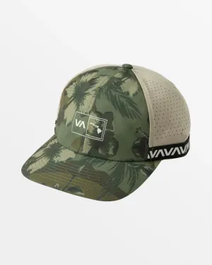 RVCA FLORAL CAMO VENT CAP - GREEN