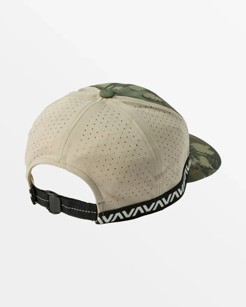 RVCA FLORAL CAMO VENT CAP - GREEN