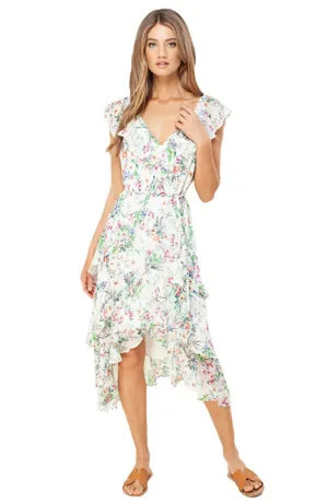 Short Sleeve Tiered Dress