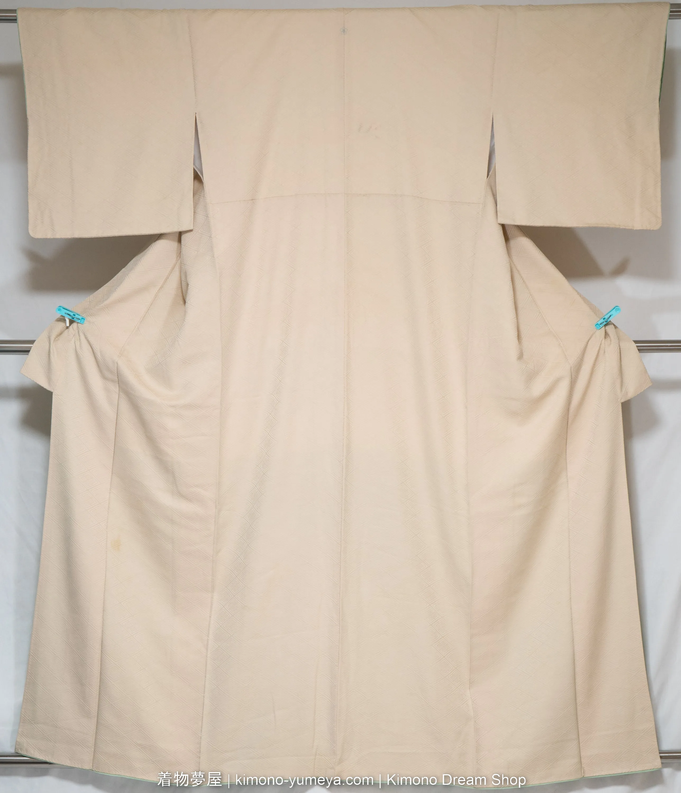 Six Silk Iromuji Kimonos - Quality C - Vintage Traditional Japanese Women's Robes Bulk Box - Waves, Chrysanthemums, Hemp Leaves, Sayagata, Hishi, Clouds, Kanoko, Peonies, Umbrellas