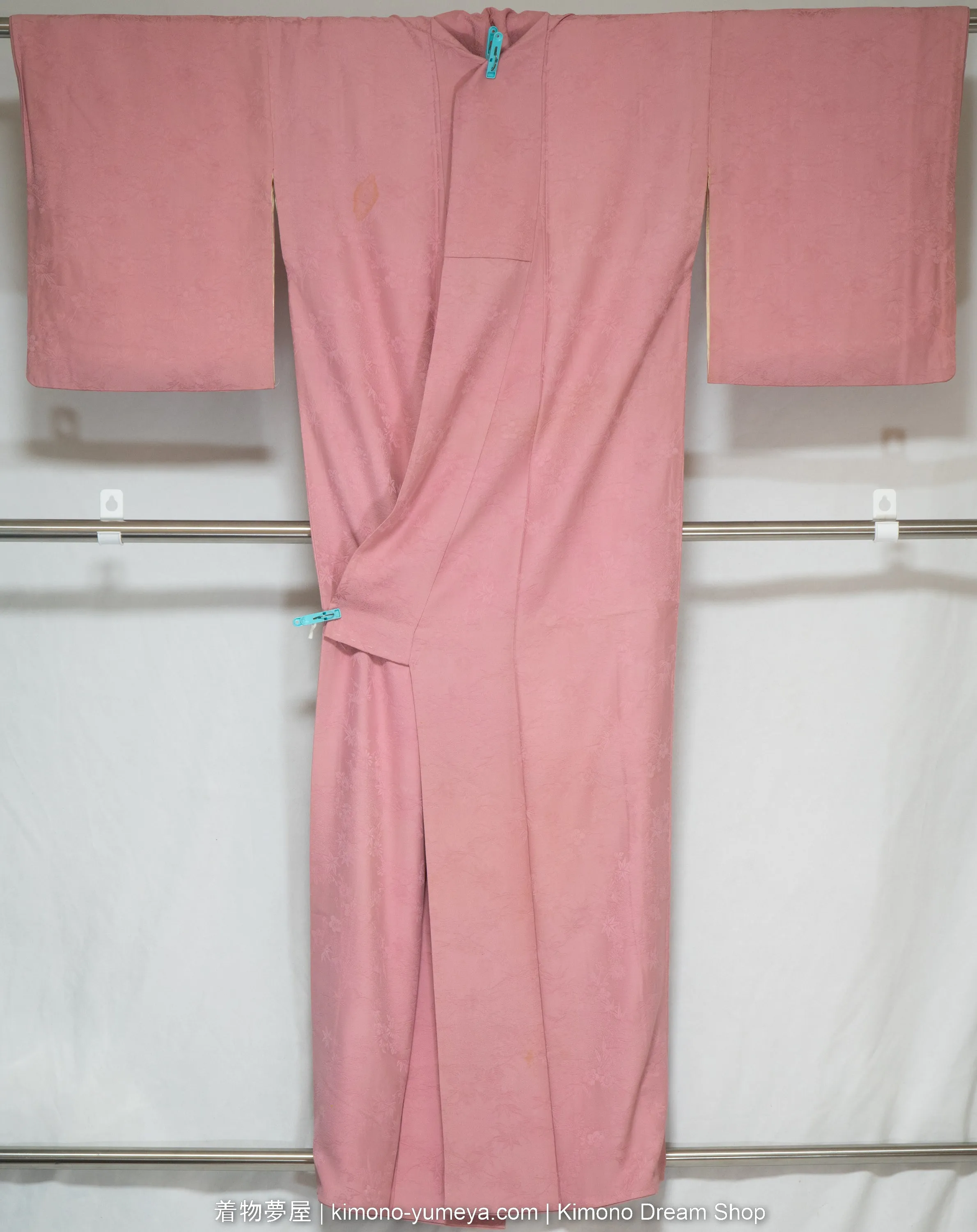 Six Silk Iromuji Kimonos - Quality C - Vintage Traditional Japanese Women's Robes Bulk Box - Waves, Chrysanthemums, Hemp Leaves, Sayagata, Hishi, Clouds, Kanoko, Peonies, Umbrellas