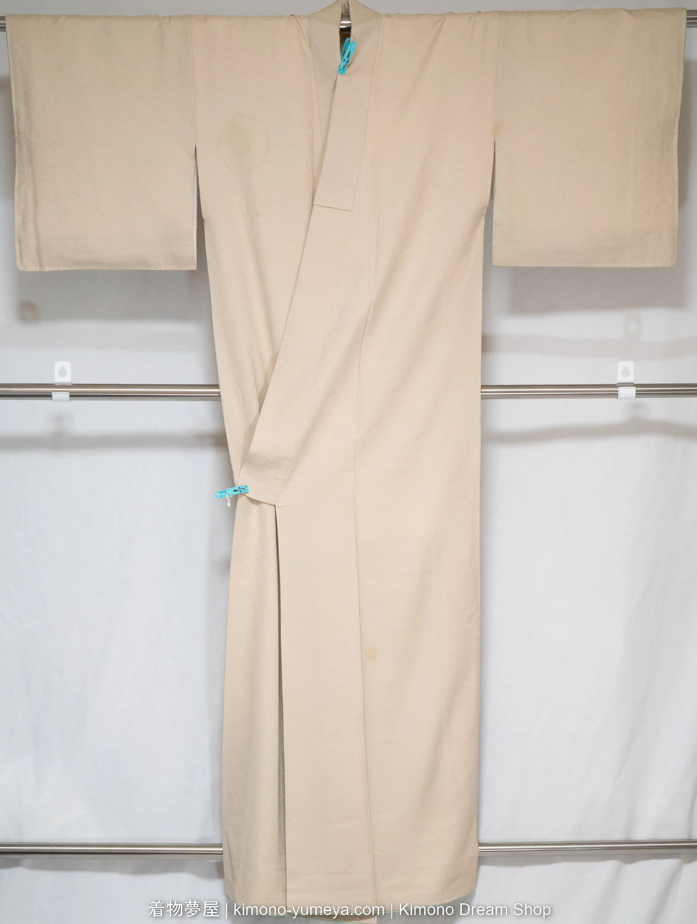 Six Silk Iromuji Kimonos - Quality C - Vintage Traditional Japanese Women's Robes Bulk Box - Waves, Chrysanthemums, Hemp Leaves, Sayagata, Hishi, Clouds, Kanoko, Peonies, Umbrellas