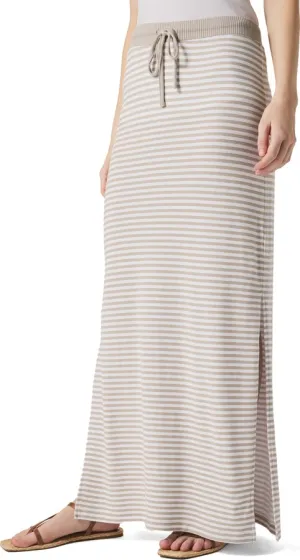 Splendid Brooke Stripe Skirt Fawn