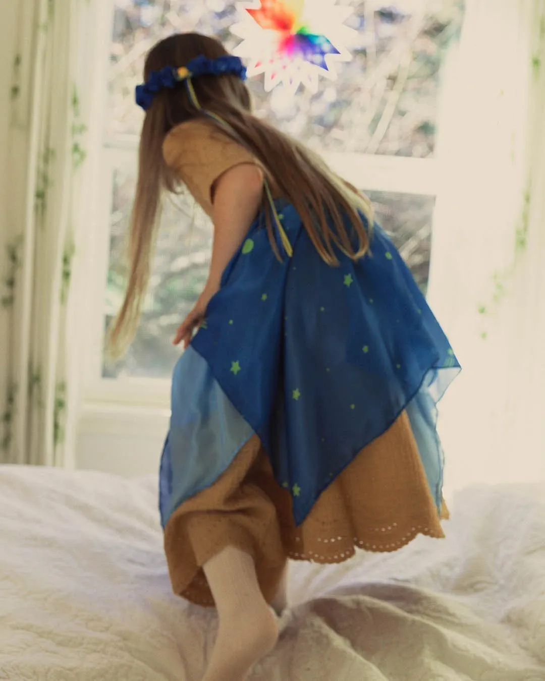 starry night silk fairy skirt