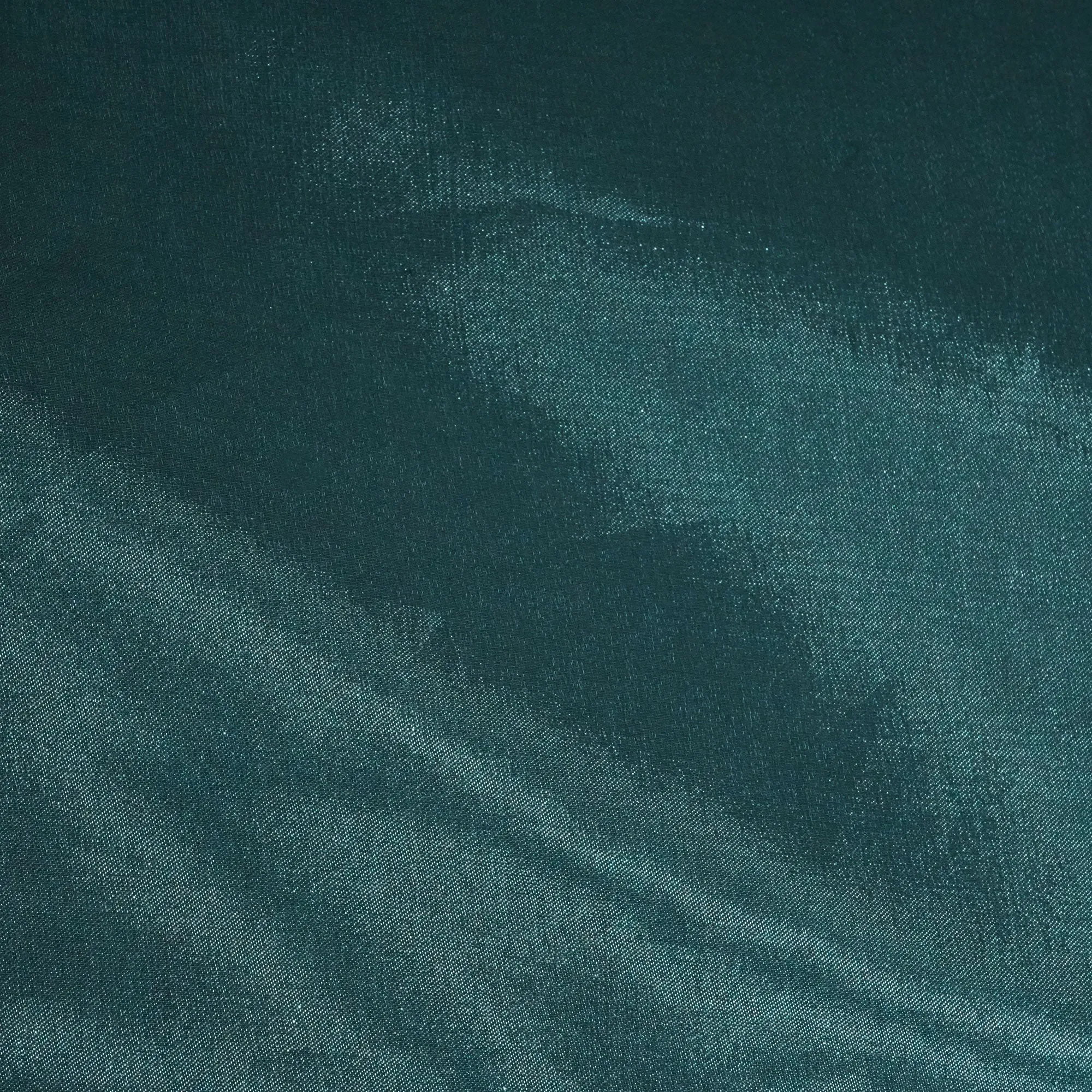 Teal Blue Solid Satin Organza AFC-9438
