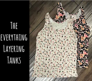 The Everything Layering Tanks - XS, M