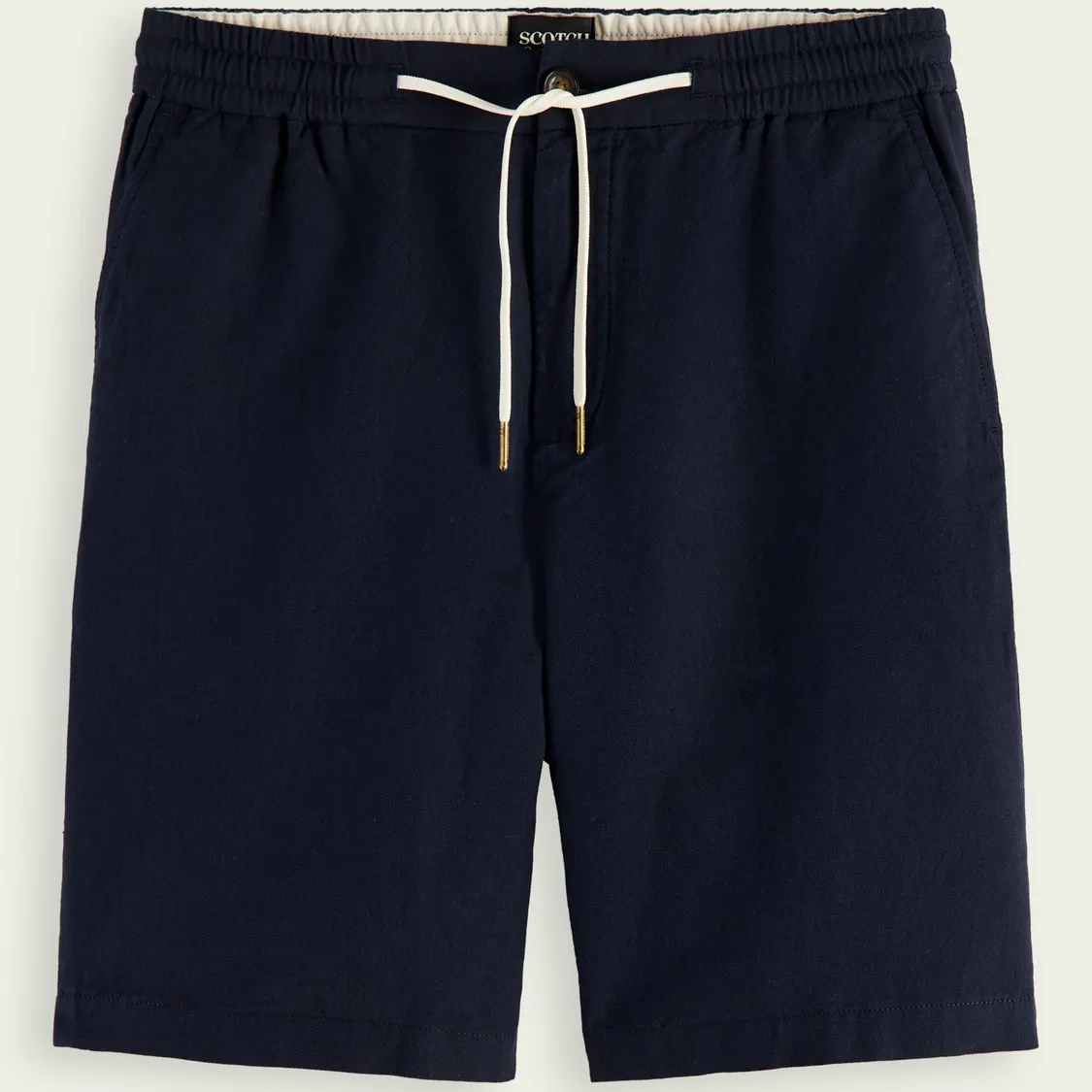 The Fave Linen-Blended Bermuda Shorts (Marine)