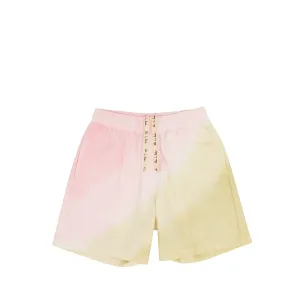 Tie Dye Pink & Green Bowler Shorts