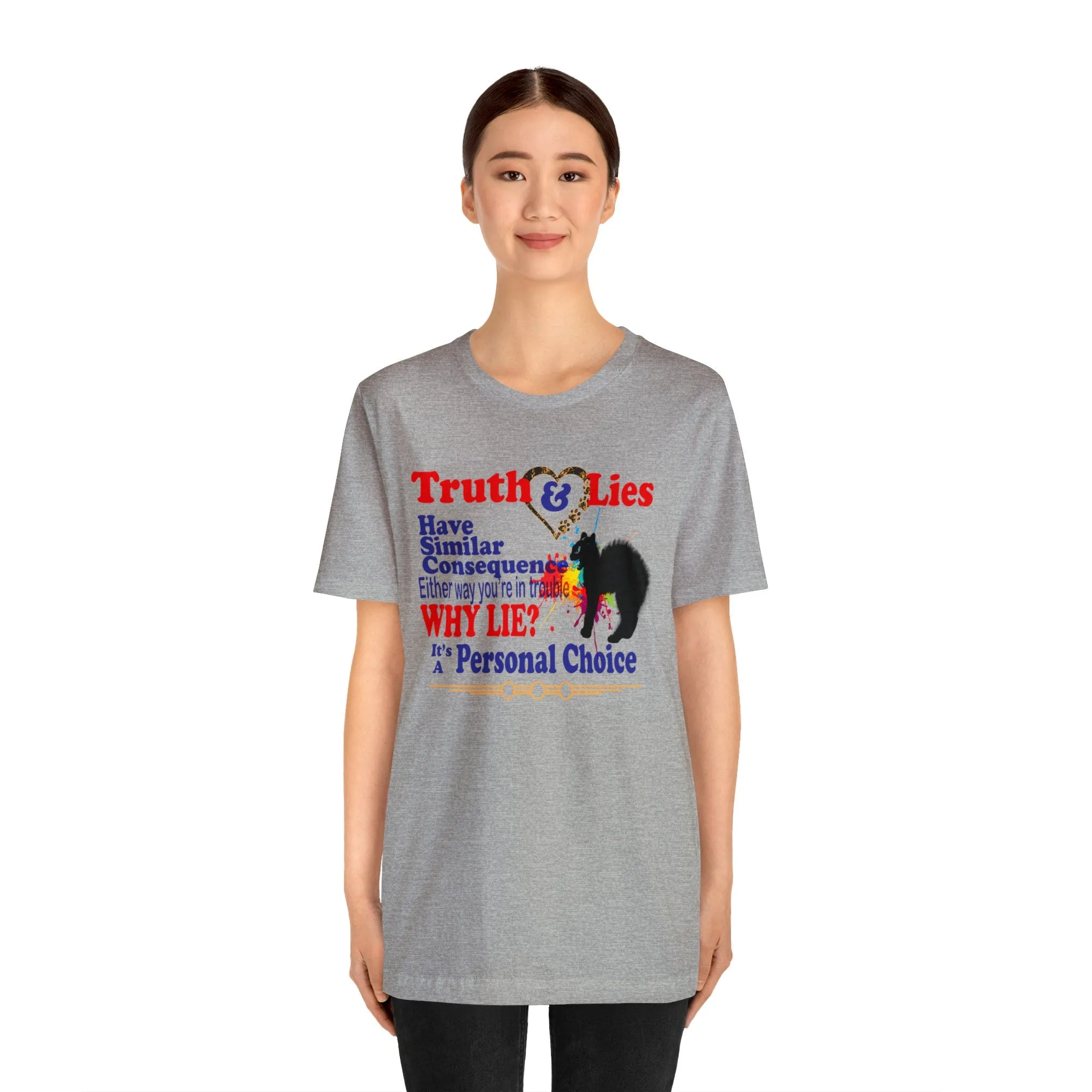 Truth and Lies Etsy T-Shirt | M23 T-shirt designs cute graphics on t shirts apparel for summer beach tee shirt
