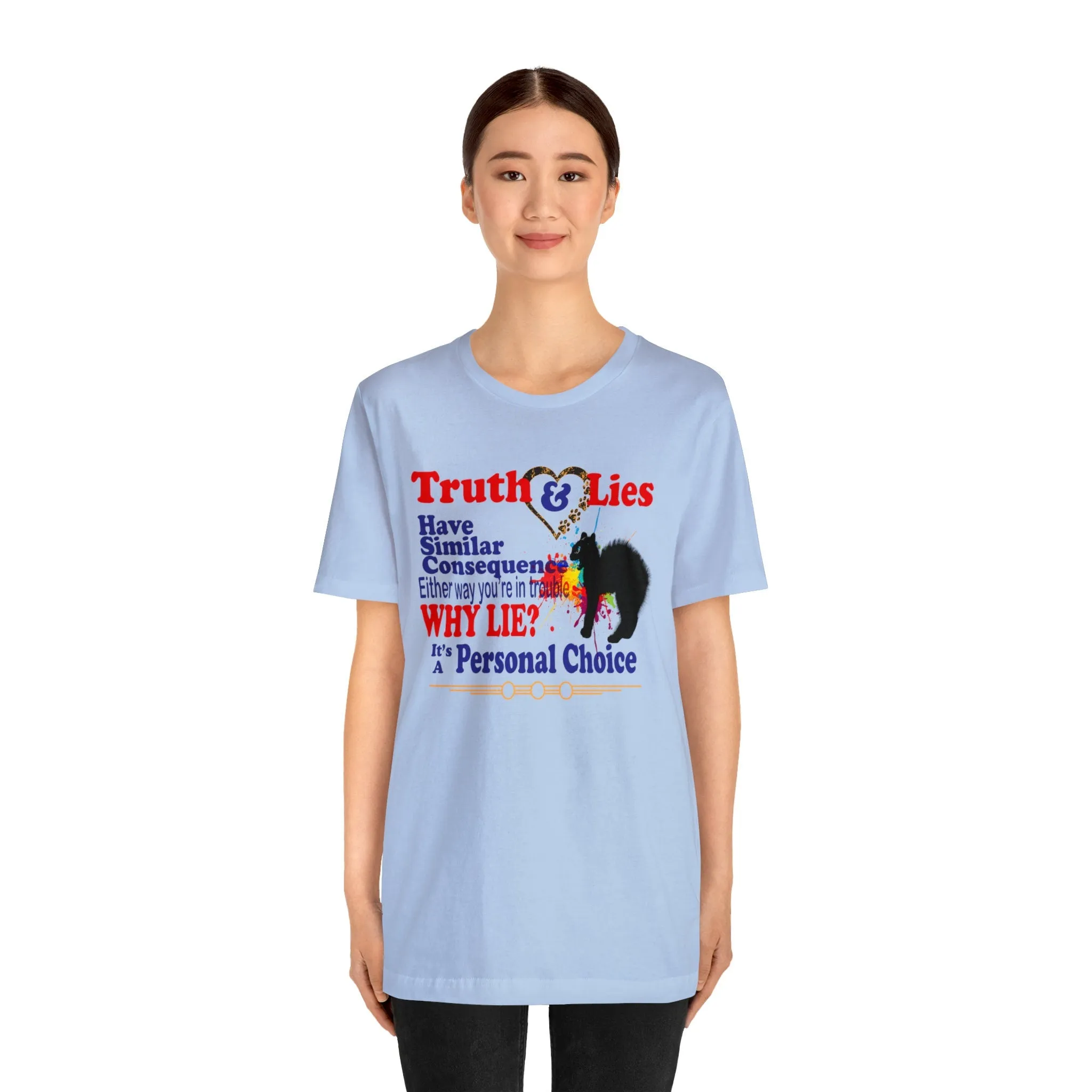 Truth and Lies Etsy T-Shirt | M23 T-shirt designs cute graphics on t shirts apparel for summer beach tee shirt