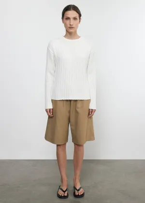 Twill Bermuda Short in Fatigue