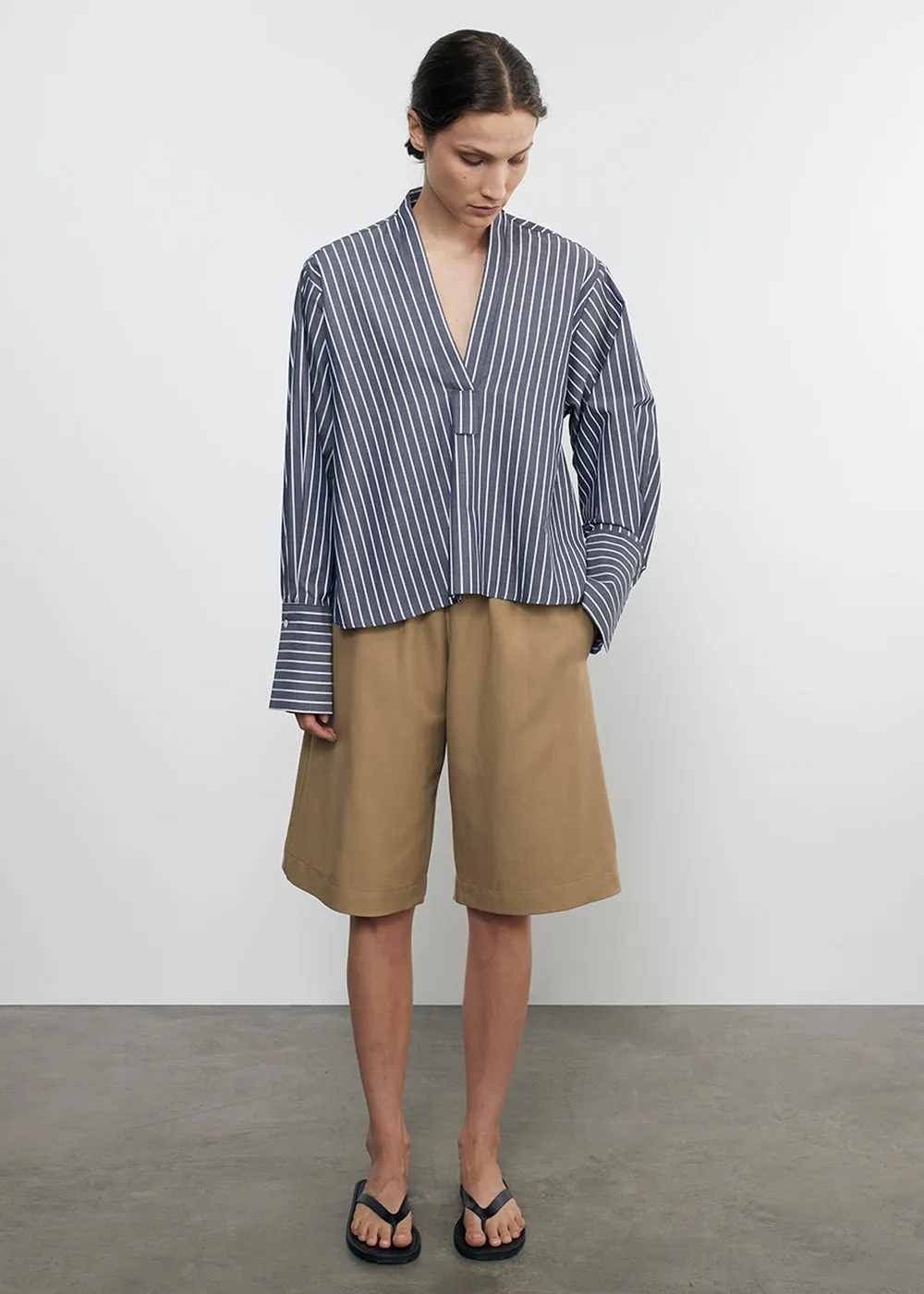 Twill Bermuda Short in Fatigue
