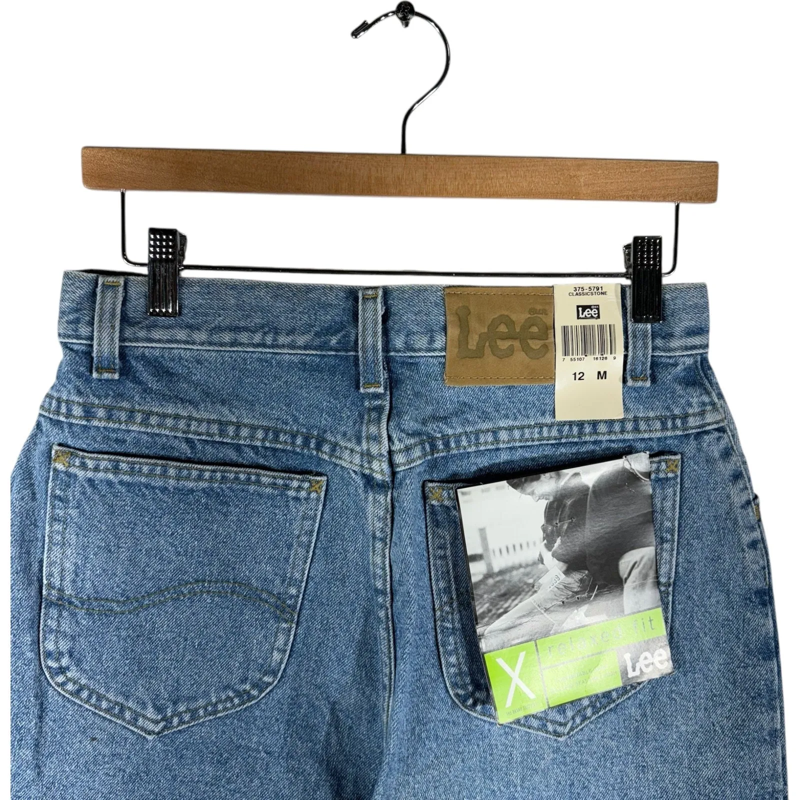 Vintage Lee Relaxed Fit Denim Shorts 30x5 NWT