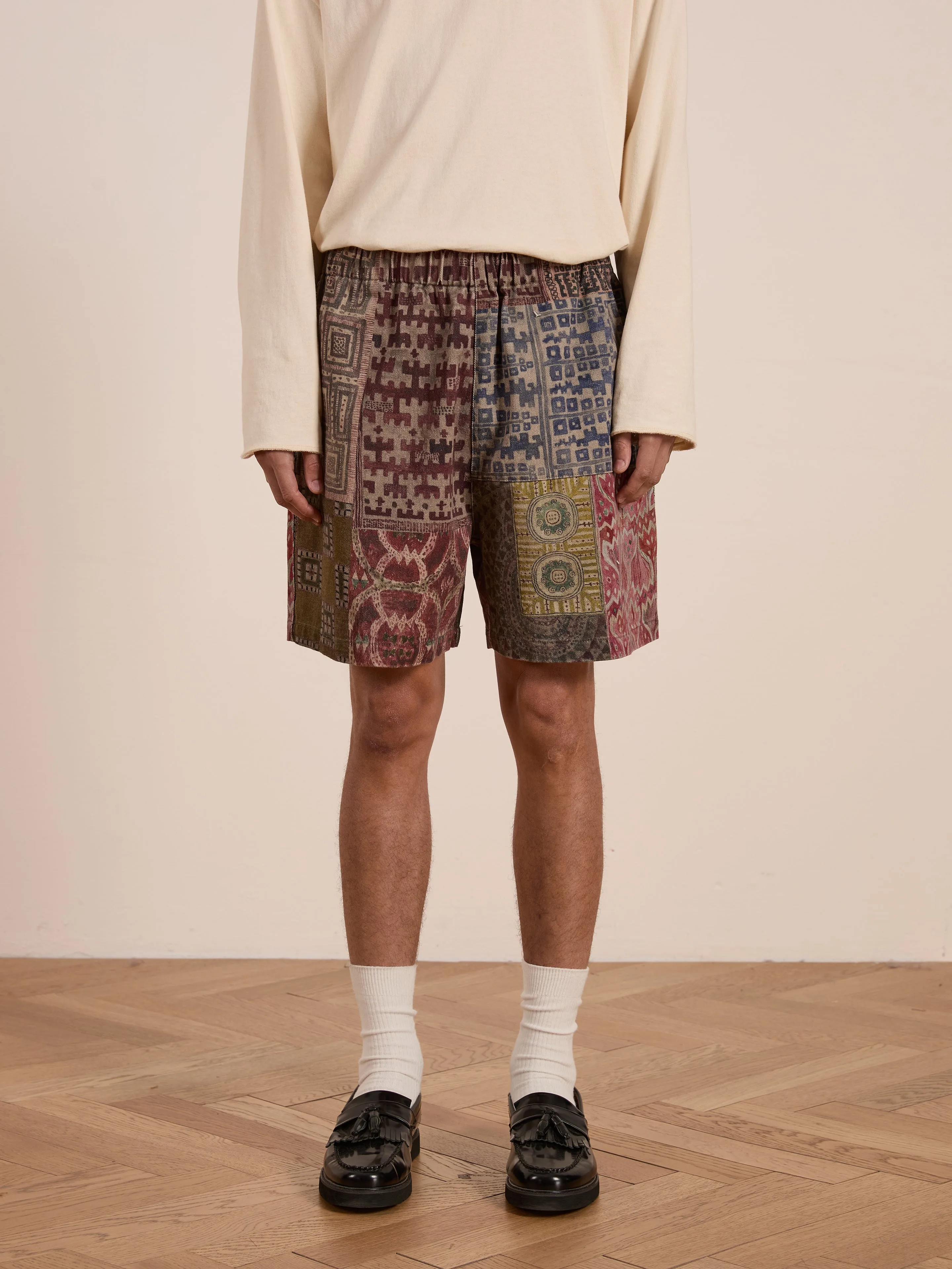Watercolor Mosaic Work Shorts