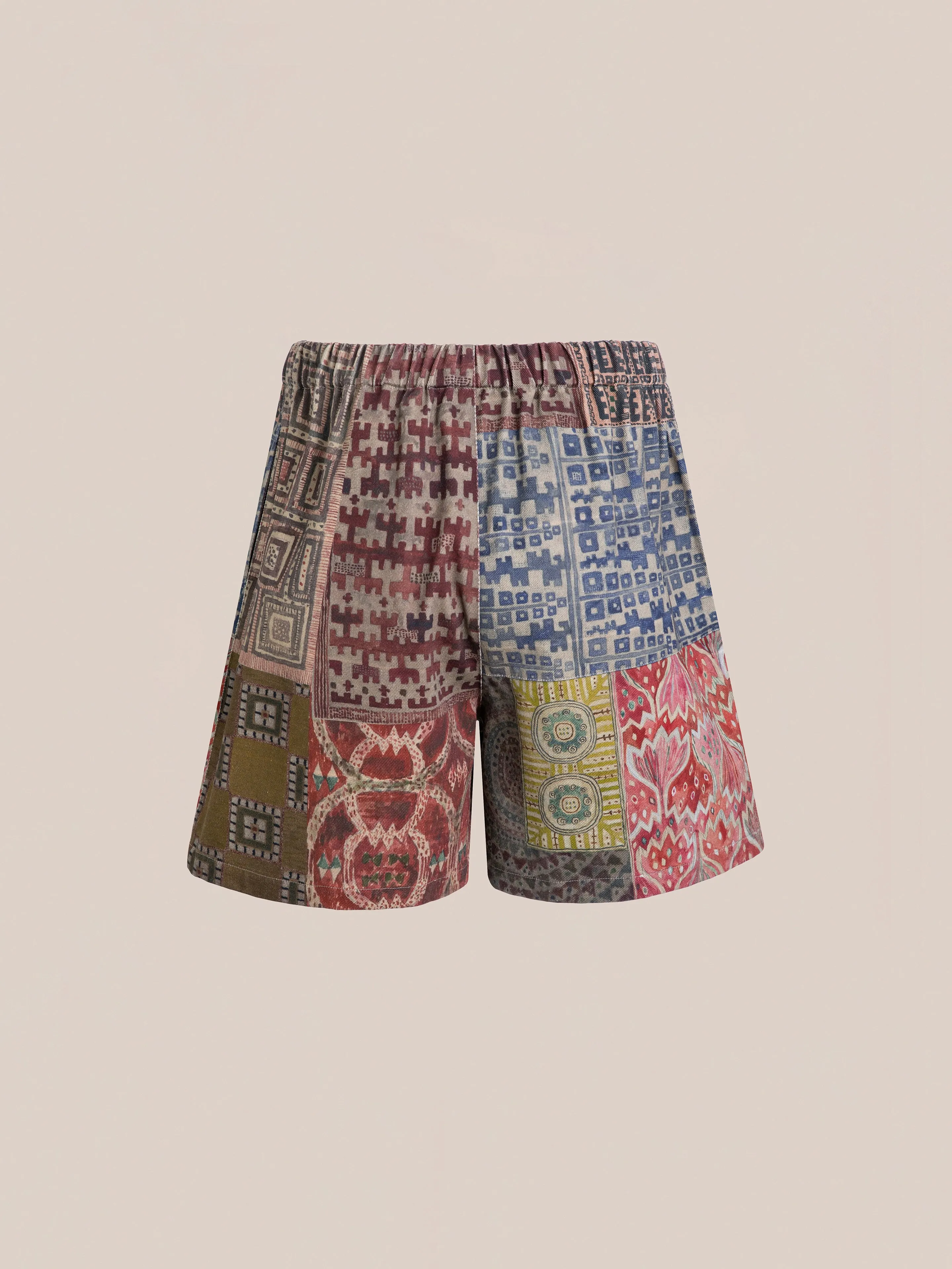 Watercolor Mosaic Work Shorts