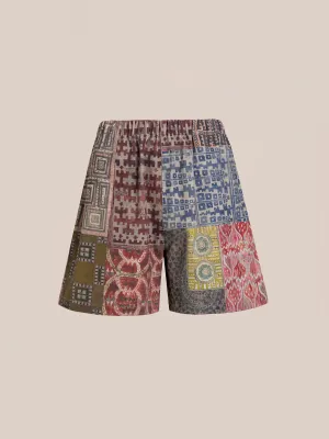 Watercolor Mosaic Work Shorts