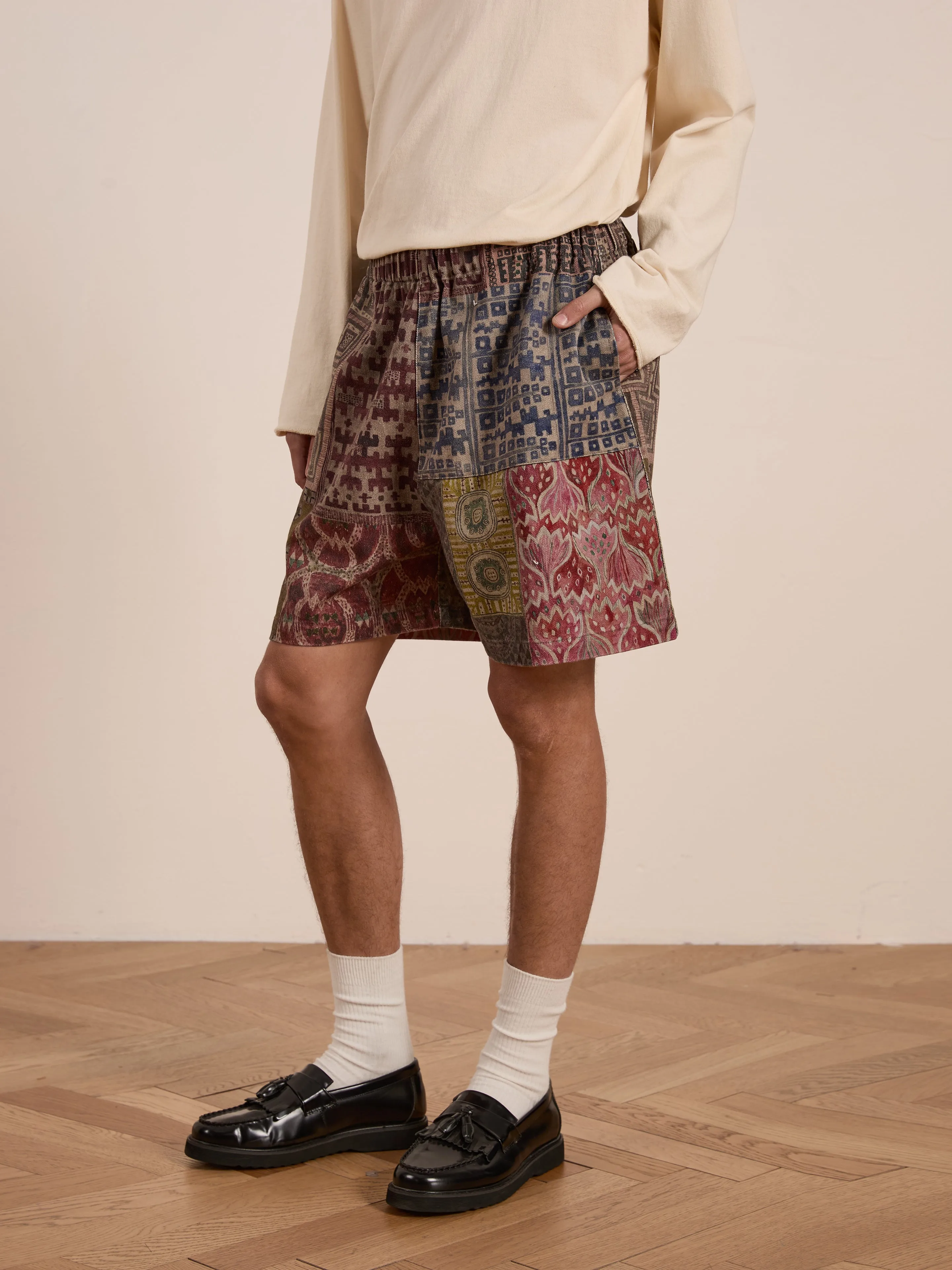 Watercolor Mosaic Work Shorts