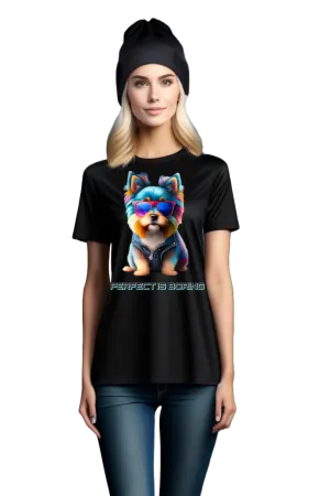 Yorkie Perfect is Boring DTG T-Shirt |  Grooveman Music